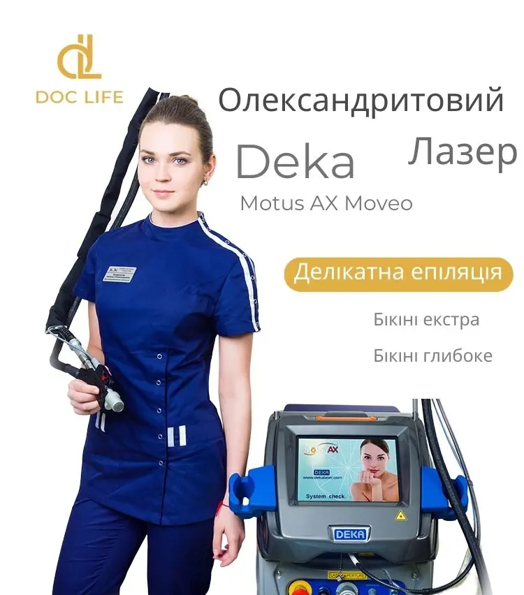 Deka Motus AX Moveo - динамічна лазерна епіляція МОВЕО